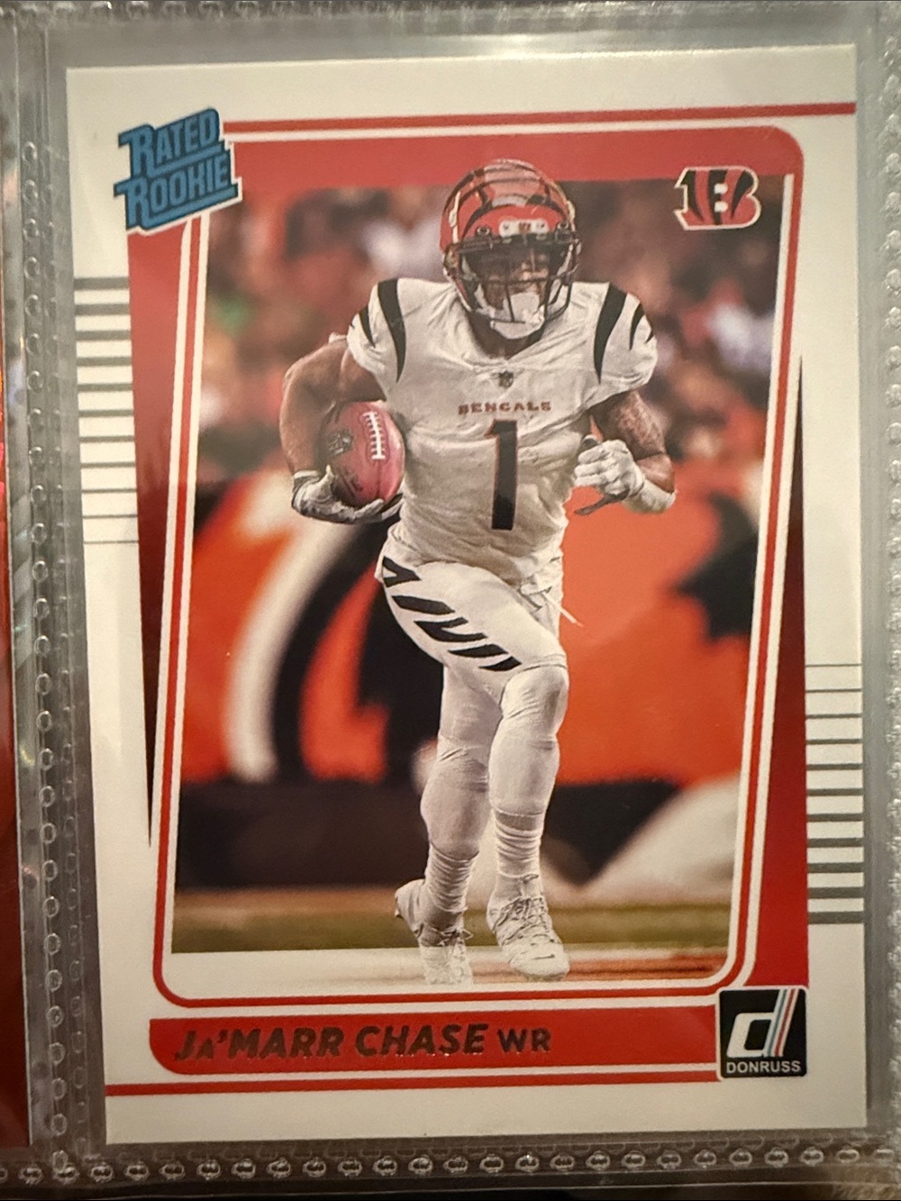 Jamarr Chase rated rookie Donruss